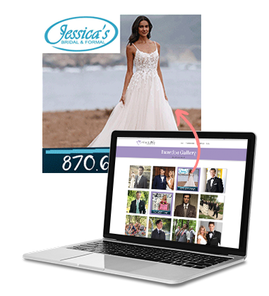 Example of a Gallery Ad on weddingandpartynetwork.com