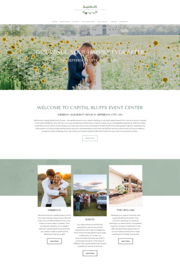 Capital Bluffs Event Center website