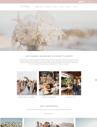 Cabo Florist Website