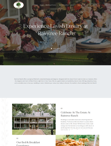 Raintree Ranch Inc. Website