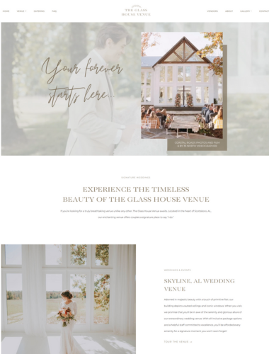 The Glass House Website